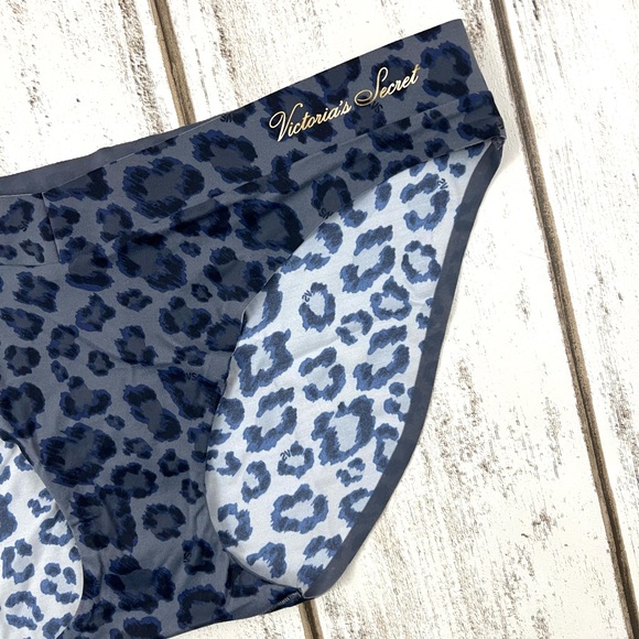 Victoria’s Secret Incredible Seamless Bikini Pantie Medium Gray Leopard - Picture 5 of 8